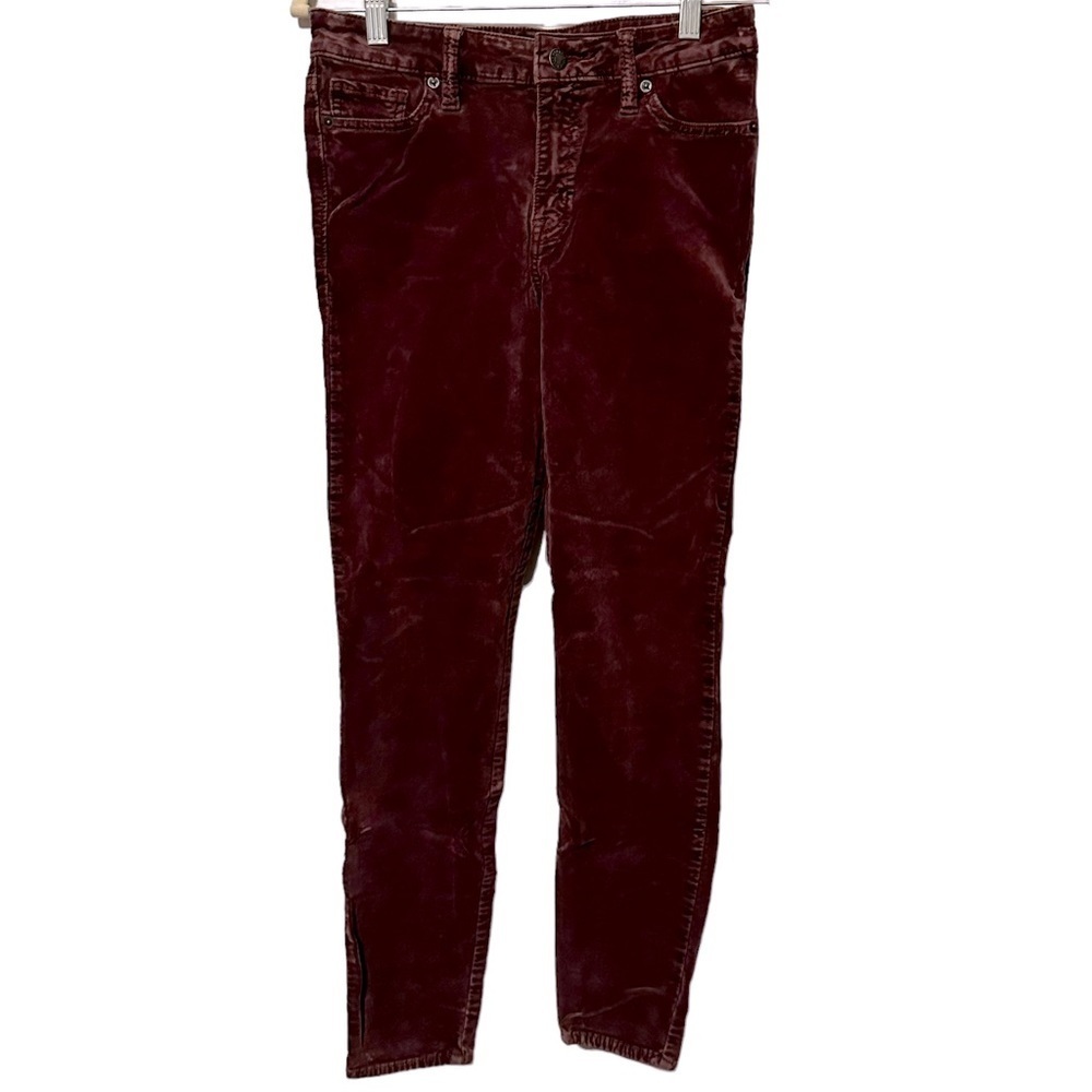 Lucky Brand Ava Super Skinny Velvet Boho Western Indie Sleaze Rockstar Pants 6/2